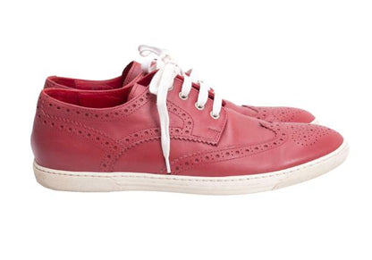 JUNYA WATANABE MAN x Tricker's Wingtip Shoes Red Size 26cm