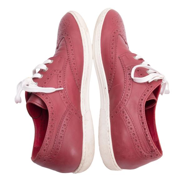 JUNYA WATANABE MAN x Tricker's Wingtip Shoes Red Size 26cm