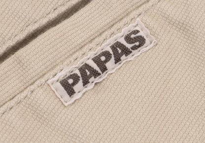 Papas VEGAS JEANS Cotton Stretch Car Jacket Beige Size 48M