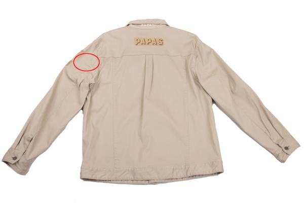 Papas VEGAS JEANS Cotton Stretch Car Jacket Beige Size 48M