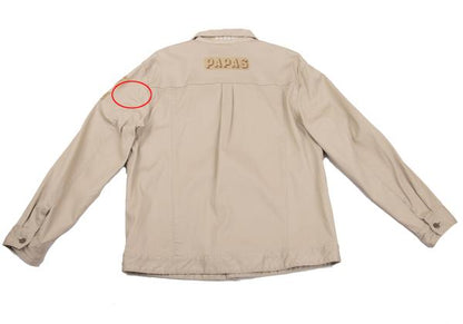 Papas VEGAS JEANS Cotton Stretch Car Jacket Beige Size 48M