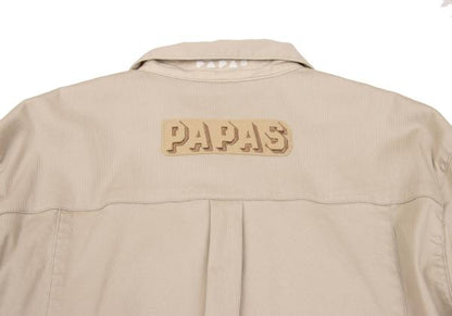Papas VEGAS JEANS Cotton Stretch Car Jacket Beige Size 48M
