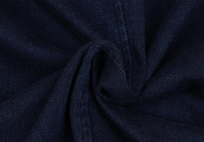 Papas Indigo Dyed Boa Lined Padded Duffle Coat Blue Size 46S