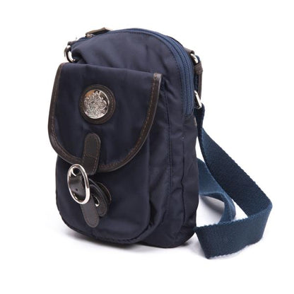 Orobianco Papas Collab Metal Patch Flap Pocket Bag Navy