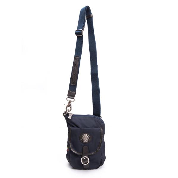 Orobianco Papas Collab Metal Patch Flap Pocket Bag Navy