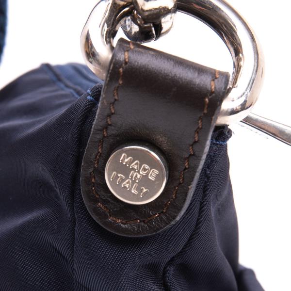 Orobianco Papas Collab Metal Patch Flap Pocket Bag Navy