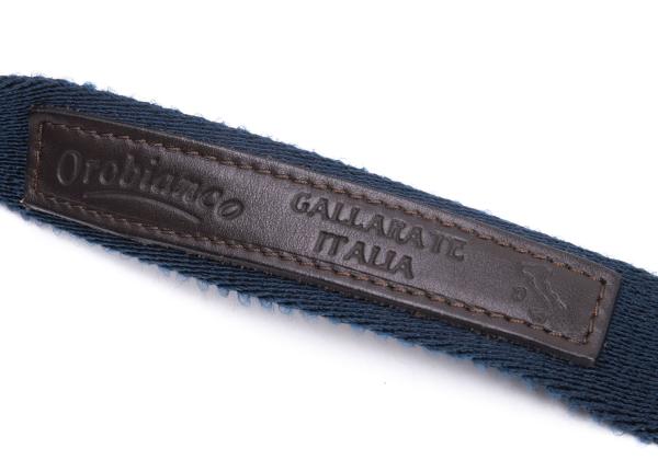 Orobianco Papas Collab Metal Patch Flap Pocket Bag Navy