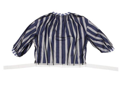 TAKESHI KOSAKA by Y's Pink Label Tulle Stripe Blouse Size 2