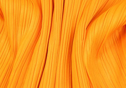 PLEATS PLEASE Pleated Double Zip Hoodie Orange Size 3