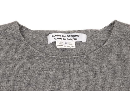 COMME des GARCONS Wool Blend Color Block Sweater Gray Size S