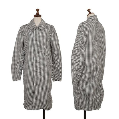 COMME des GARCONS Gingham Check Puckering Coat BW Size S