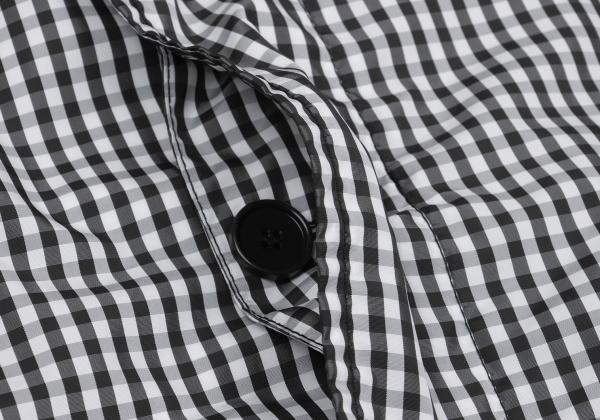 COMME des GARCONS Gingham Check Puckering Coat BW Size S