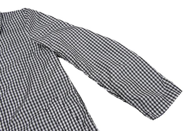 COMME des GARCONS Gingham Check Puckering Coat BW Size S