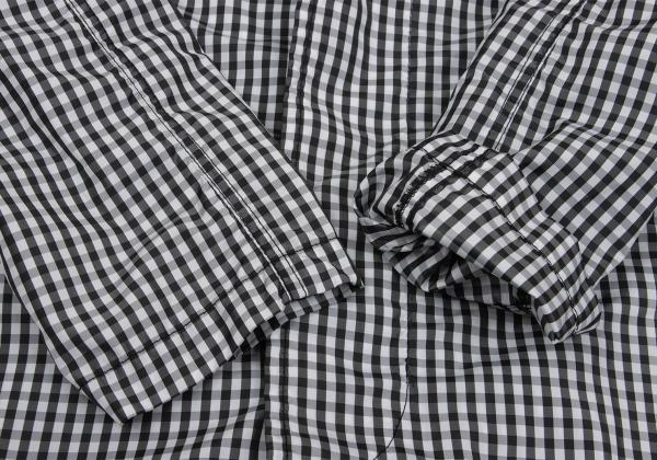 COMME des GARCONS Gingham Check Puckering Coat BW Size S