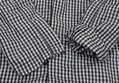 COMME des GARCONS Gingham Check Puckering Coat BW Size S