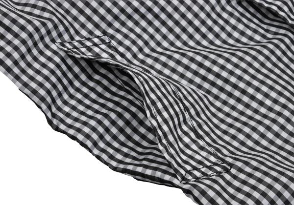 COMME des GARCONS Gingham Check Puckering Coat BW Size S