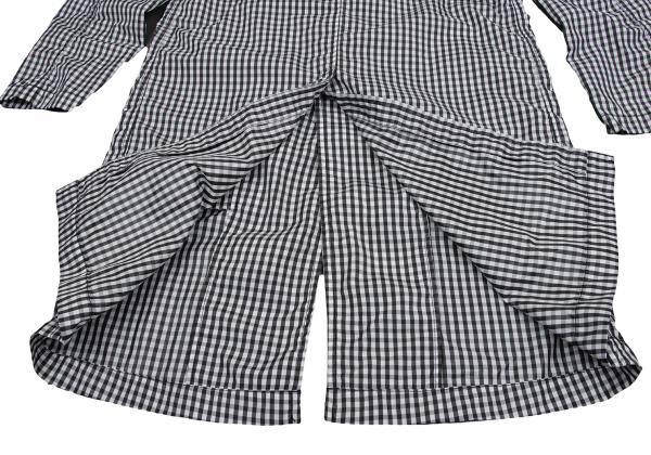 COMME des GARCONS Gingham Check Puckering Coat BW Size S