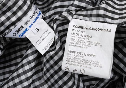 COMME des GARCONS Gingham Check Puckering Coat BW Size S