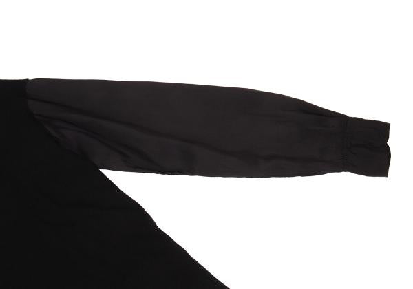 Yohji Yamamoto POUR HOMME Cotton Panel T-Shirt Black Size 3