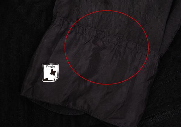 Yohji Yamamoto POUR HOMME Cotton Panel T-Shirt Black Size 3