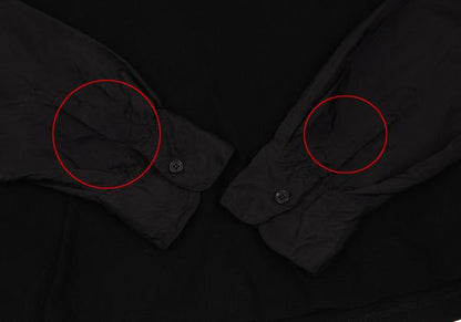 Yohji Yamamoto POUR HOMME Cotton Panel T-Shirt Black Size 3