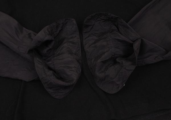 Yohji Yamamoto POUR HOMME Cotton Panel T-Shirt Black Size 3