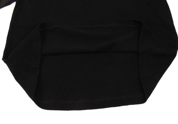 Yohji Yamamoto POUR HOMME Cotton Panel T-Shirt Black Size 3
