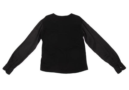 Yohji Yamamoto POUR HOMME Cotton Panel T-Shirt Black Size 3