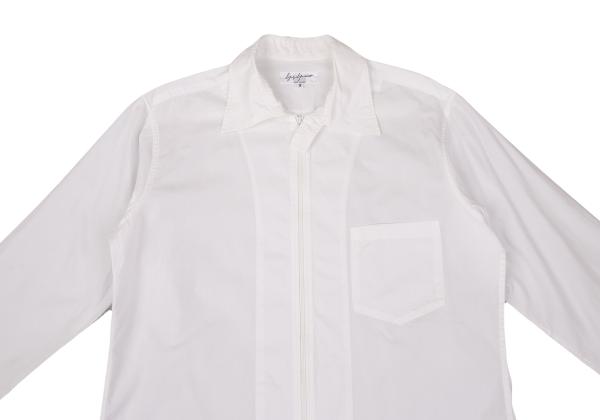 Yohji Yamamoto POUR HOMME Cotton Double Shirt White Size 3