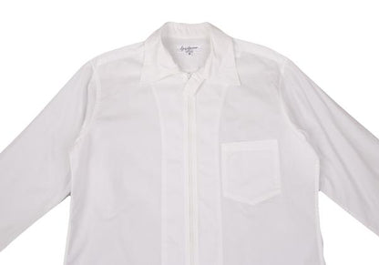 Yohji Yamamoto POUR HOMME Cotton Double Shirt White Size 3