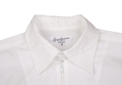 Yohji Yamamoto POUR HOMME Cotton Double Shirt White Size 3