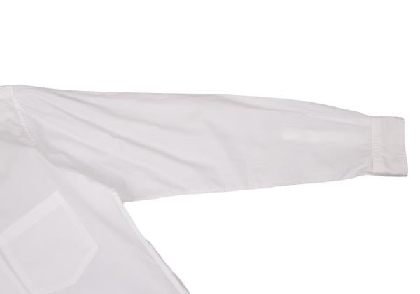 Yohji Yamamoto POUR HOMME Cotton Double Shirt White Size 3