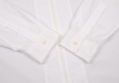 Yohji Yamamoto POUR HOMME Cotton Double Shirt White Size 3