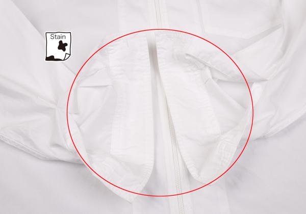 Yohji Yamamoto POUR HOMME Cotton Double Shirt White Size 3
