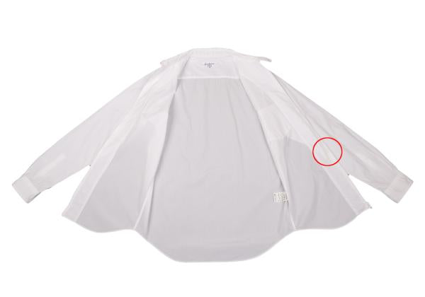 Yohji Yamamoto POUR HOMME Cotton Double Shirt White Size 3