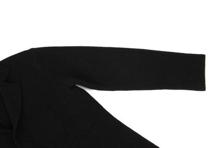 Yohji Yamamoto POUR HOMME 17AW Black Wool Knit Blazer Size 3