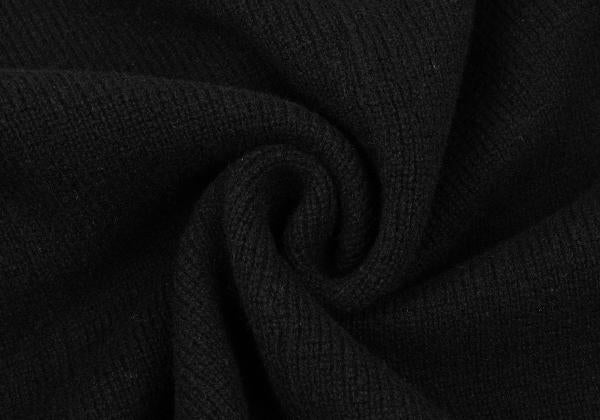 Yohji Yamamoto POUR HOMME 17AW Black Wool Knit Blazer Size 3