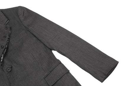 Yohji Yamamoto PH 11SS Linen Stripe Jacket Gray Size 1