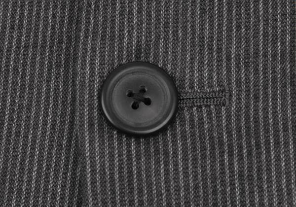 Yohji Yamamoto PH 11SS Linen Stripe Jacket Gray Size 1