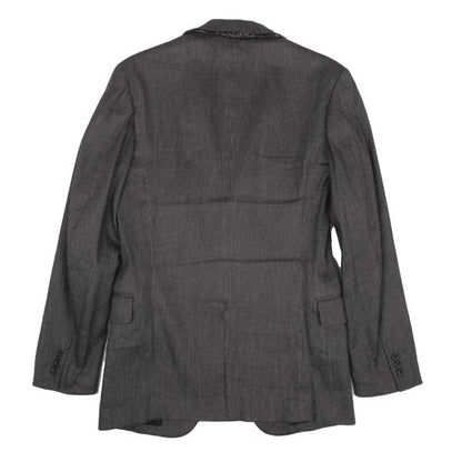 Yohji Yamamoto PH 11SS Linen Stripe Jacket Gray Size 1
