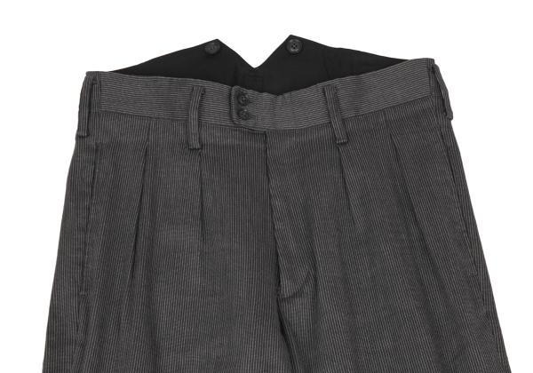 Yohji Yamamoto POUR HOMME 11SS Linen Blend Pants Gray Size 2
