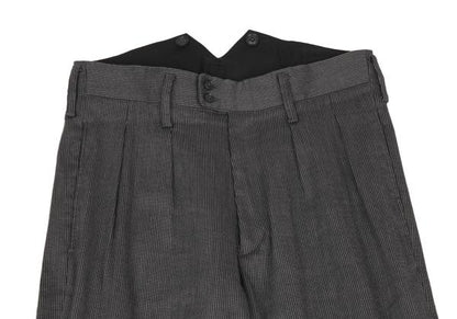 Yohji Yamamoto POUR HOMME 11SS Linen Blend Pants Gray Size 2