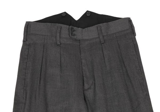Yohji Yamamoto POUR HOMME 11SS Linen Blend Pants Gray Size 2