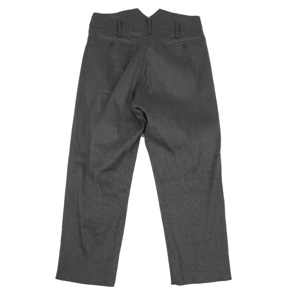 Yohji Yamamoto POUR HOMME 11SS Linen Blend Pants Gray Size 2