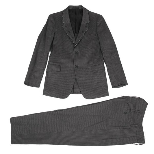Yohji Yamamoto POUR HOMME 11SS Linen Jacket Gray Size 1