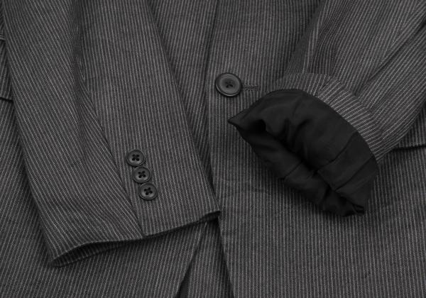 Yohji Yamamoto POUR HOMME 11SS Linen Jacket Gray Size 1