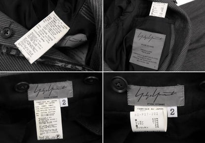 Yohji Yamamoto POUR HOMME 11SS Linen Jacket Gray Size 1