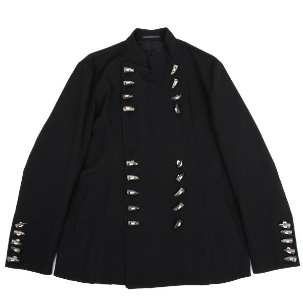 Yohji Yamamoto POUR HOMME 12AW Wool Jacket Black Size 1