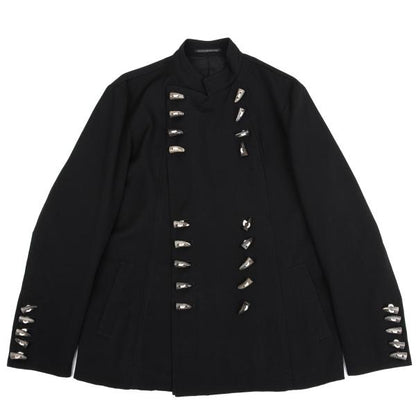 Yohji Yamamoto POUR HOMME 12AW Wool Jacket Black Size 1