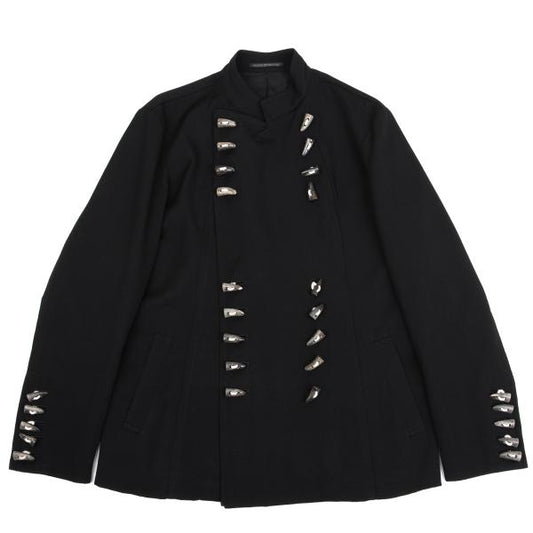 Yohji Yamamoto POUR HOMME 12AW Wool Jacket Black Size 1